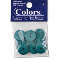 turquoise buttons