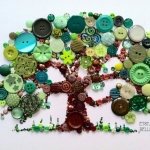 Button & Swarovski Tree of Life :)