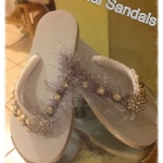 Bridal Sandals using Le Bouton #611006104