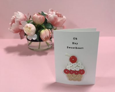 cupcake pin card beauty