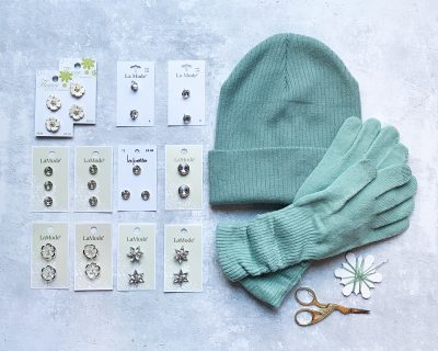 hat and glove set materials