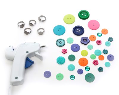 Oversize Button Rings Materials