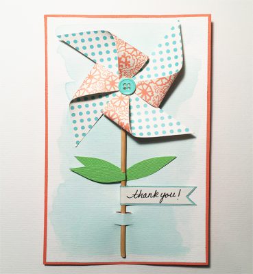 Pinwheel Handmade Card