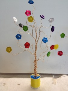 Wire Button Tree 016