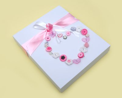 Wired Button Heart Package