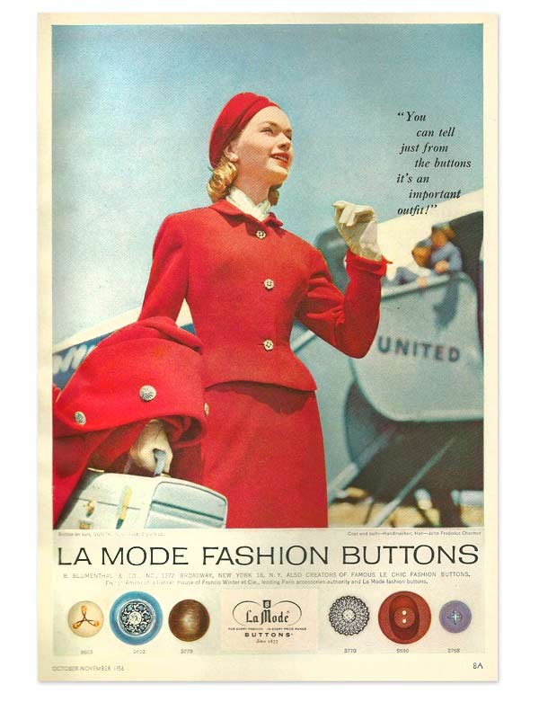 la mode fashion buttons
